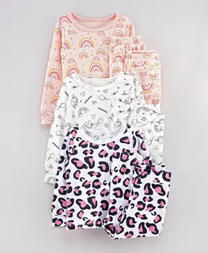 SAPS 3 Pack All Over Printed Nightwear - Multicolor