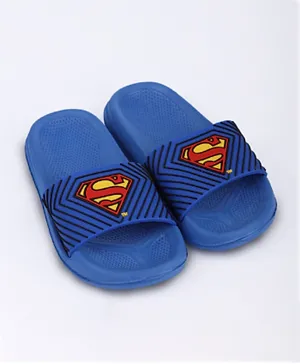 Warner Bros Superman Slides - Blue