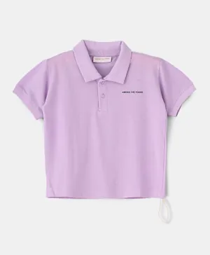 Among The Young Polo T-Shirt - Purple