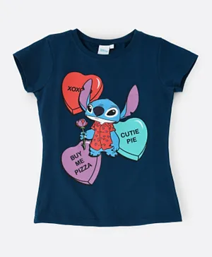 Disney Lilo & Stitch T-Shirt - Navy Blue