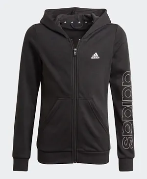 Adidas Essentials Full-Zip Hoodie - Black