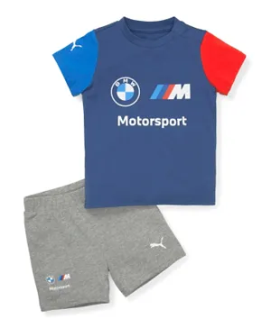 PUMA BMW Motorsport T-Shirt & Shorts Set - Blue