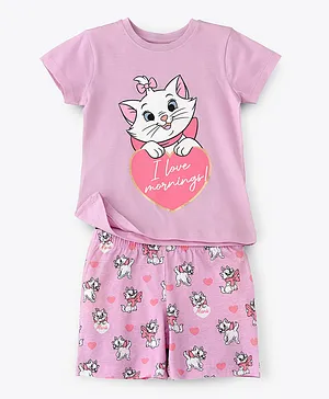 Disney Marie Tee with Shorts Set - Purple