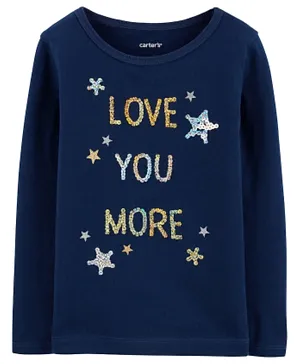 Carter's Love You More Tee - Navy Blue