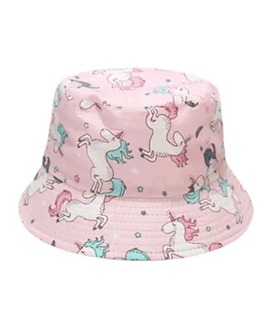 The Girl Cap Unicorn Printed Hat - Pink