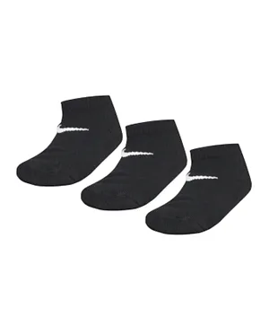Nike 3 Pack Ankle Length Socks - Black