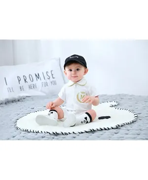 Sugar Sprinkle Organic Cotton Angel Wings  'M for my mamma' Theme Costume - Ivory