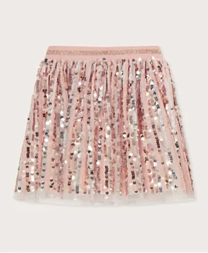 Monsoon Children Sequin Skirt - Beige