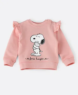 Peanuts Snoopy Sweatshirt - Pink