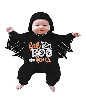 Brain Giggles 1st Halloween Costume Onsie Bat Romper Jumpsuit Outfit