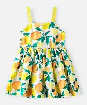 Jelliene All Over Printed Tropical Dress - Multicolor