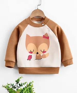 Lamar Baby Fox Pullover Sweater - Multicolour