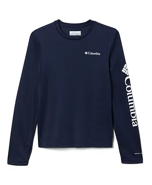 Columbia Fork Stream Long Sleeves T-Shirt - Collegiate Navy