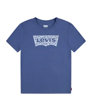 Levi's Lvg Ditsy Batwing Fill Short Sleeve  Tee - Blue