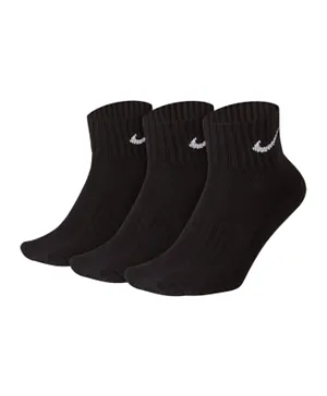 Nike 3 Pack Cush Super Soft Socks - Black