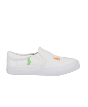 Polo Ralph Lauren Keaton Slip On Shoes - White