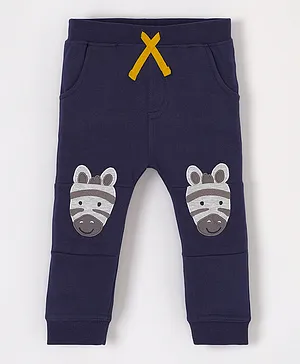 JoJo Maman Bebe Zebra Joggers - Navy