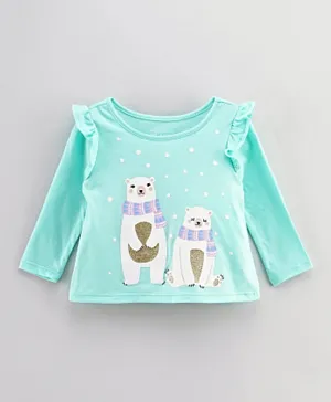 The Children's Place Polar Bear T-Shirt - Aqua