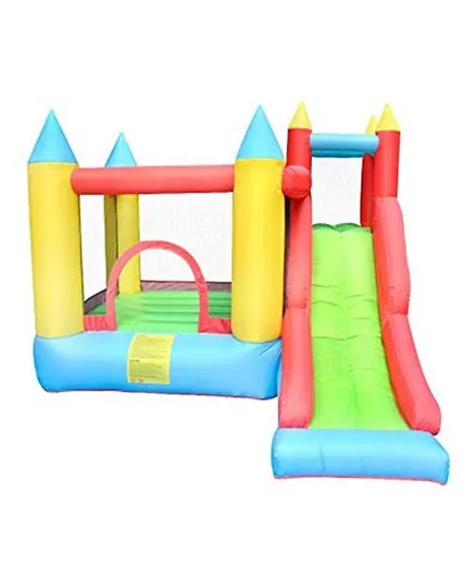 Myts Inflatable Bounce Slide Water Park Bouncy Castle House - Multicolor