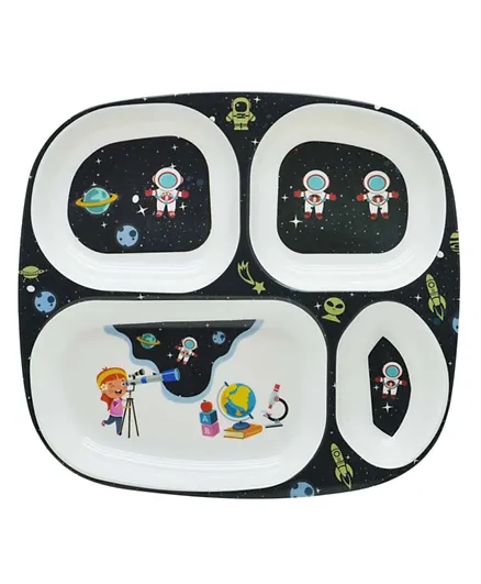 Dinewell Kids Rectangle Plate - Astronaut