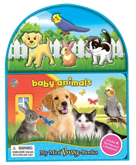 Phidal Baby Animals My Mini Busy Activity Book - English