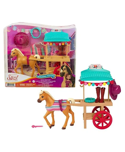 Spirit The Uncompactable Miradero Riding Equipment Carriole Set With Pony Figure