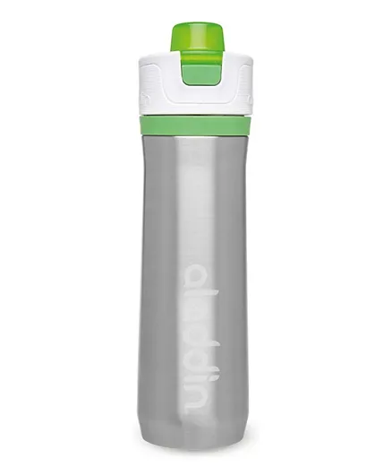 زجاجة ماء استانلس ستيل ألادين أكتيف هايدريشن ثيرمافاك - أخضر 0.6 لتر