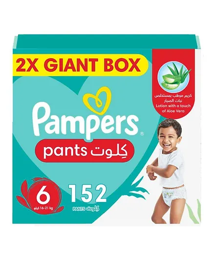 Pampers Baby-Dry Pants diapers Size 6 - 152 Baby Diapers