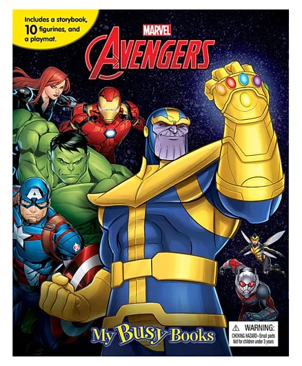 Phidal Marvel Avengers Infinity War Themed My Busy Books - English