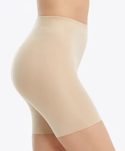 Spanx Suit Your Fancy Booty Booster Mid Thigh - Beige
