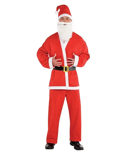 Party Centre Santa Crawl Suit Costume - Red