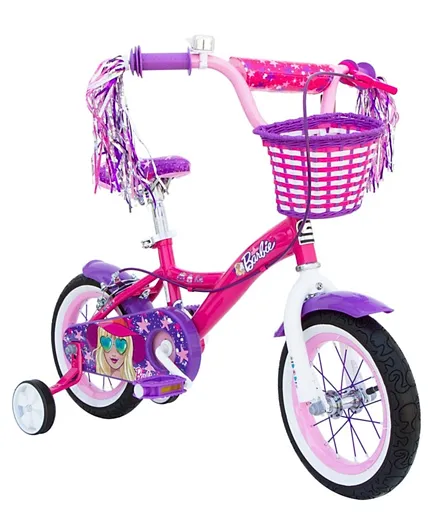 Spartan Barbie Value Bicycle Pink and Purple  - 12 Inches