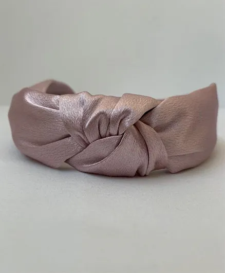 The Girl Cap Knotted Hairband - Grey