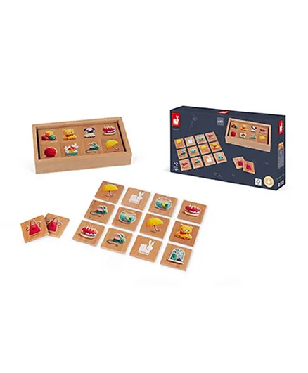 Janod Wooden Memory Game - 40 Pieces