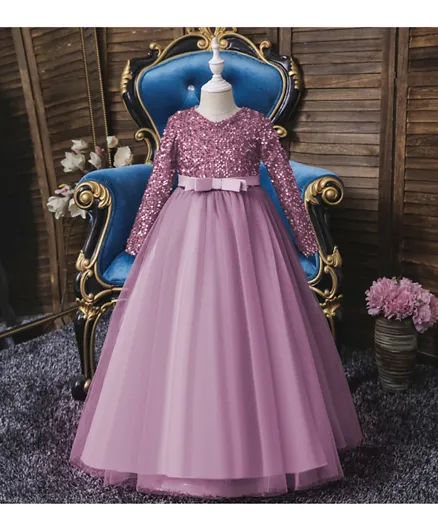 دي دانيلا فستان الأميرة المزين - أرجواني
