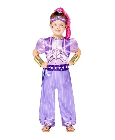 Party Centre Child Shimmer Girls Costume - Purple