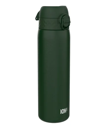 Ion8 Stainless Steel Bottle Dark Green - 600mL