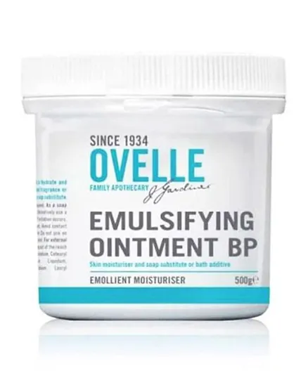 OVELLE Emulsifying Ointment BP-Emollient Moisturiser - 500g