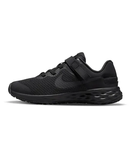 Nike Revolution 6 Flyease PSV Shoes - Black