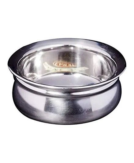 Raj Steel Serving Bowl Silver - 13 cm