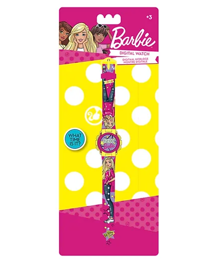 Barbie Basic Digital Watch - Pink