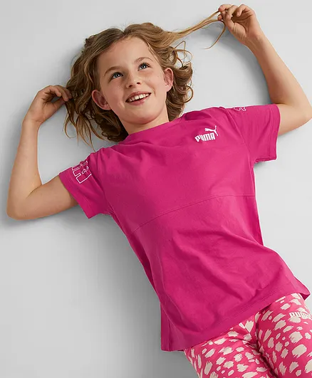 PUMA Power Colorblock Tee - Pink