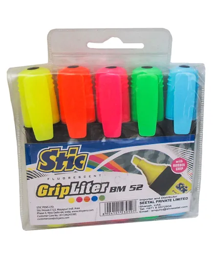 Stic Gripliter Fluorescent  - 5 Pieces