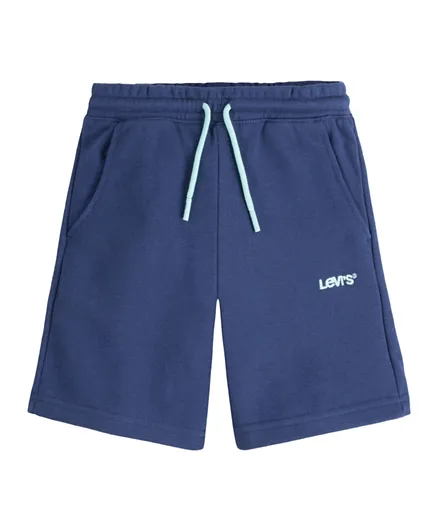 Levi's LVB Embroidered Shorts - Navy Blue