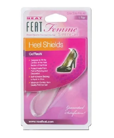 Neat Feat Femme Gel Slimline Heel Shields - 2 Pieces