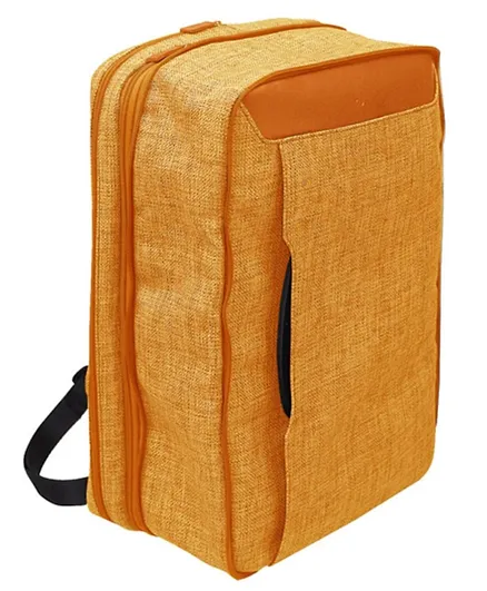 حقيبة ظهر للكمبيوتر المحمول من ان يو - برتقالية