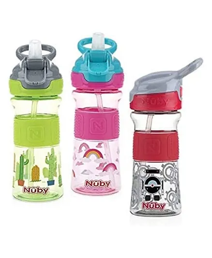 Nuby Flip-It Soft Spout Cup made from Tritan Pink - 360ml