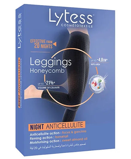 Lytess Night Anti cellulite Honeycomb Leggings - Black
