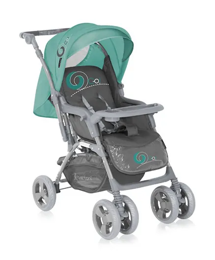 Bertoni Line Baby Stroller Combi Green Grey + Mama Bag