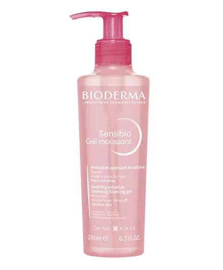 Bioderma Sensibio Foaming Gel Bottle - 200mL